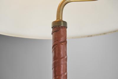 Einar Backstrom Swedish Modern Model 5014 Brass Table Lamp by Einar B ckstr m Sweden 1940s