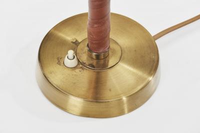 Einar Backstrom Swedish Modern Model 5014 Brass Table Lamp by Einar B ckstr m Sweden 1940s