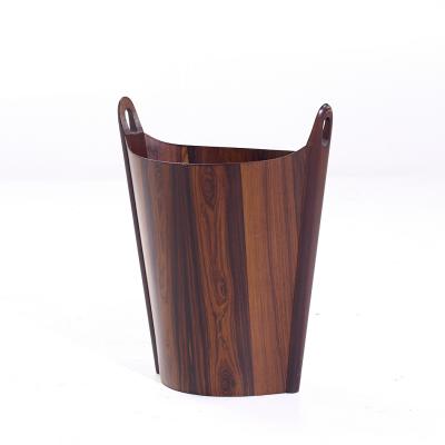 Einar Barnes Einar Barnes for P S Heggen Mid Century Norwegian Rosewood Paper Bin