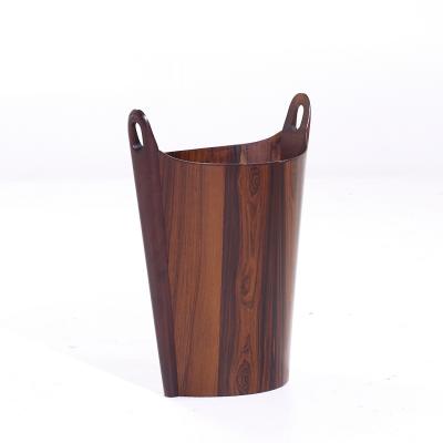 Einar Barnes Einar Barnes for P S Heggen Mid Century Norwegian Rosewood Paper Bin