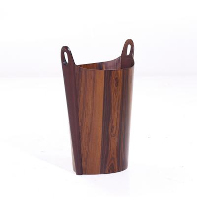 Einar Barnes Einar Barnes for P S Heggen Mid Century Norwegian Rosewood Paper Bin