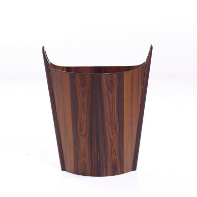 Einar Barnes Einar Barnes for P S Heggen Mid Century Norwegian Rosewood Paper Bin