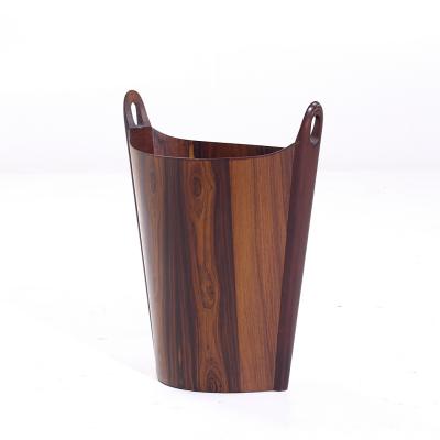 Einar Barnes Einar Barnes for P S Heggen Mid Century Norwegian Rosewood Paper Bin