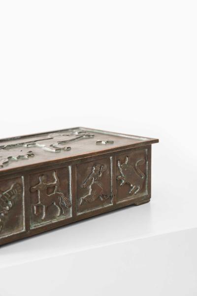 Einar Dragsted Scandinavian Modern Bronze Box 1930s