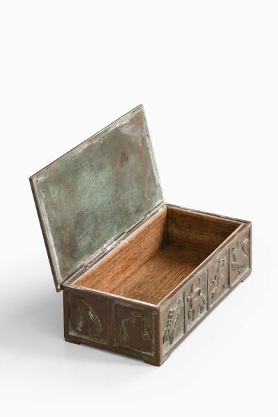 Einar Dragsted Scandinavian Modern Bronze Box 1930s