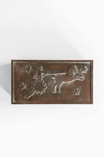 Einar Dragsted Scandinavian Modern Bronze Box 1930s