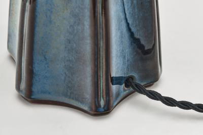 Einar Johansen 1031 Glazed Stoneware Table Lamps by Einar Johansen for S holm Denmark 1950s