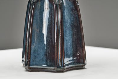 Einar Johansen 1031 Glazed Stoneware Table Lamps by Einar Johansen for S holm Denmark 1950s