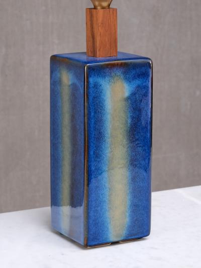 Einar Johansen Einar Johansen Glazed Ceramic Table Lamp Model 1071 1 S holm Denmark 1960s