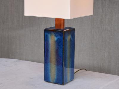 Einar Johansen Einar Johansen Glazed Ceramic Table Lamp Model 1071 1 S holm Denmark 1960s