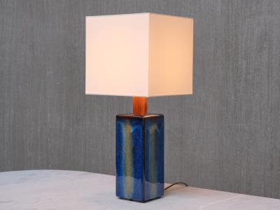 Einar Johansen Einar Johansen Glazed Ceramic Table Lamp Model 1071 1 S holm Denmark 1960s