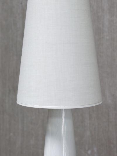 Einar Johansen Einar Johansen Misty Blue Glazed Ceramic Table Lamp S holm Denmark 1960s
