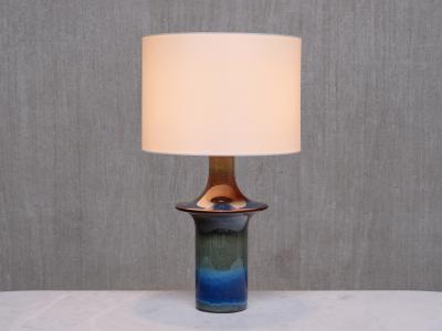 Einar Johansen Einar Johansen Table Lamp in Gradient Glazed Ceramic S holm Denmark 1960s