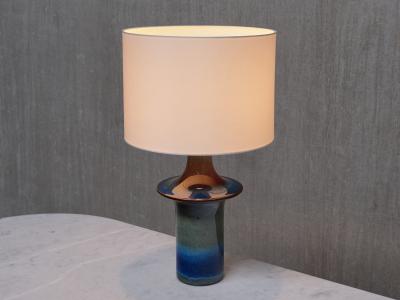 Einar Johansen Einar Johansen Table Lamp in Gradient Glazed Ceramic S holm Denmark 1960s