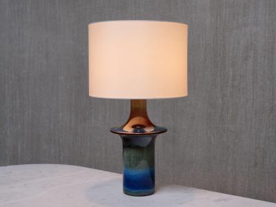 Einar Johansen Einar Johansen Table Lamp in Gradient Glazed Ceramic S holm Denmark 1960s