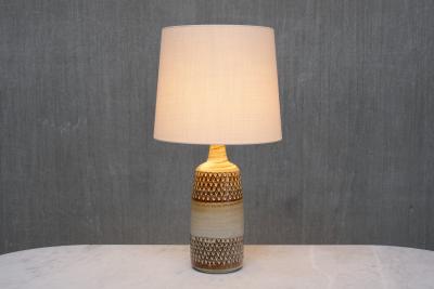 Einar Johansen Large Einar Johansen Ceramic Relief Table Lamp S holm Stent j Denmark 1960s