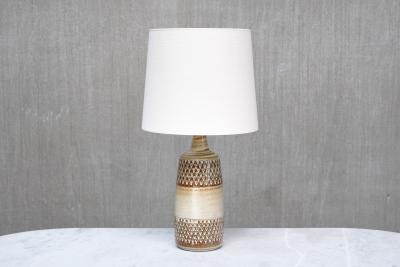 Einar Johansen Large Einar Johansen Ceramic Relief Table Lamp S holm Stent j Denmark 1960s