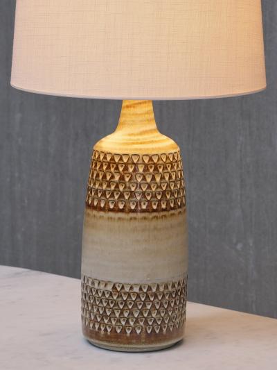 Einar Johansen Large Einar Johansen Ceramic Relief Table Lamp S holm Stent j Denmark 1960s