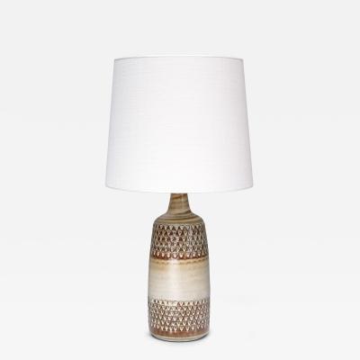 Einar Johansen Large Einar Johansen Ceramic Relief Table Lamp S holm Stent j Denmark 1960s