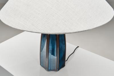Einar Johansen Stoneware Table Lamp by Einar Johansen for S holm Denmark 1960s