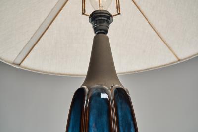 Einar Johansen Stoneware Table Lamp by Einar Johansen for S holm Denmark 1960s