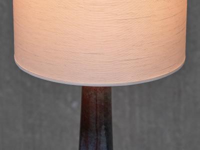 Einar Johansen Tall Einar Johansen Glazed Ceramic Table Lamp S holm Denmark 1960s