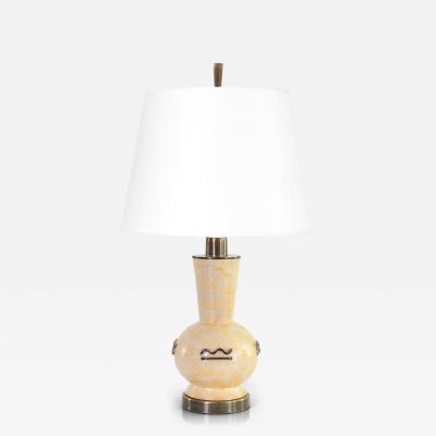 Einar Luterkort EINAR LUTERKORT CERAMIC SWEDISH ART DECO LAMP FOR UPSALA EKEBY SWEDEN