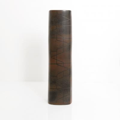 Einar Lynge Ahlberg EINAR LYNGE AHLBERG GROUP OF UNIQUE STUDIO VASES RORSTRAND SWEDEN