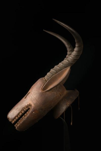 Ejagham skincovered Antilope Crest Mask