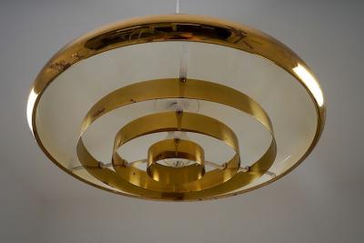 Eje Ahlgren Brass Pendant by Eje Ahlgren for Bergboms Sweden 1960s