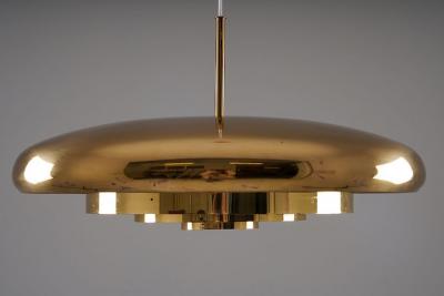 Eje Ahlgren Brass Pendant by Eje Ahlgren for Bergboms Sweden 1960s