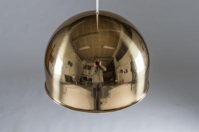 Eje Ahlgren Large Pendant T 75 in Brass by Eje Ahlgren for Bergboms