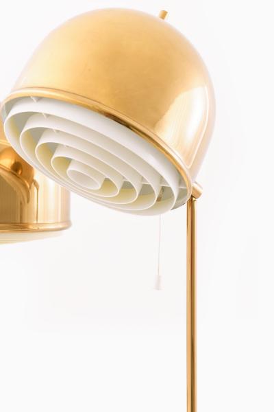 Eje Ahlgren Pair of Table Lamps in Brass and Plastic by Eje Ahlgren 1950s