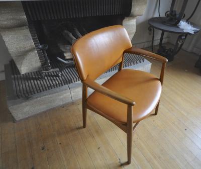 Ejner Larsen Aksel Bender Madsen Ejner Larsen Aksel Bender Madsen Pair of Armchairs