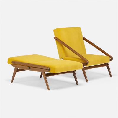 Ejvind A Johansson Pair of Ejvind A Johansson Adjustable Lounge Chairs