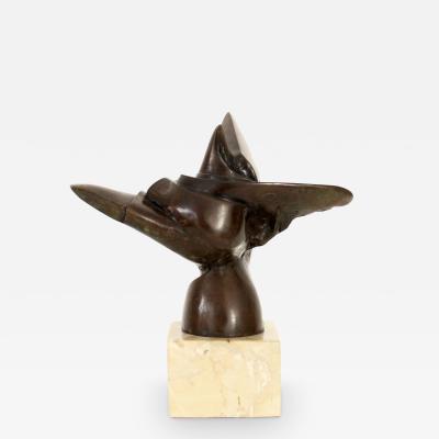 Eladio Gonzalez Sculpture Bronze Cuba Signed P 3 1989