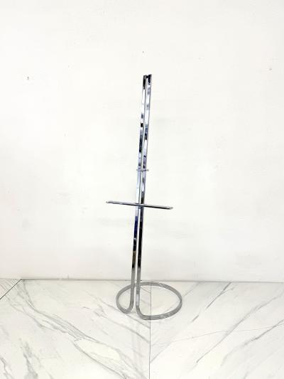 Elaine Cohen Stunning Chrome Easel by Elaine Cohen for Design Institute of America 1970s