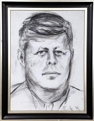 Elaine De Kooning John F Kennedy 10