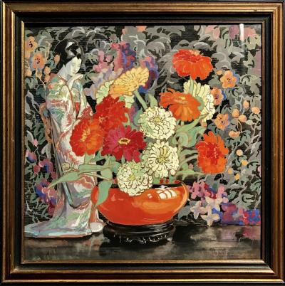 Eleanor Parke Custis Fauve Still Life with Flowers like Louis Valtat