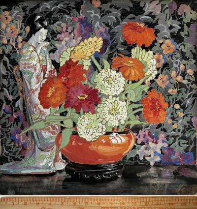 Eleanor Parke Custis Fauve Still Life with Flowers like Louis Valtat