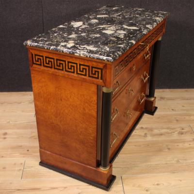 Elegant 20th Century Empire Style Chest of Drawers