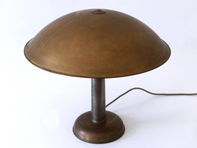 Elegant Bauhaus Art Deco Brass Table Lamp or Desk Light Germany 1930s