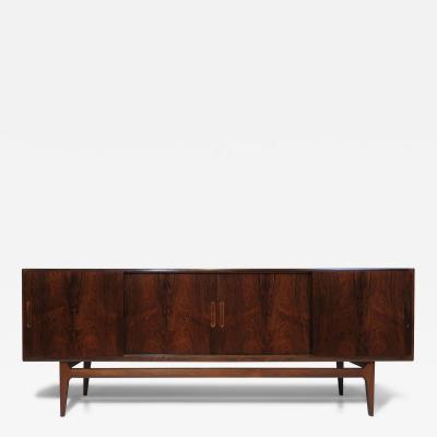 Elegant Danish Brazilian Rosewood Credenza