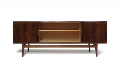 Elegant Danish Brazilian Rosewood Credenza