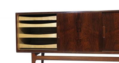 Elegant Danish Brazilian Rosewood Credenza