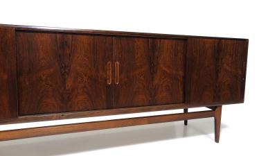 Elegant Danish Brazilian Rosewood Credenza