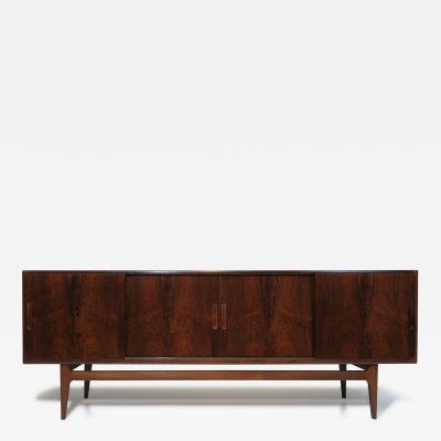 Elegant Danish Brazilian Rosewood Credenza