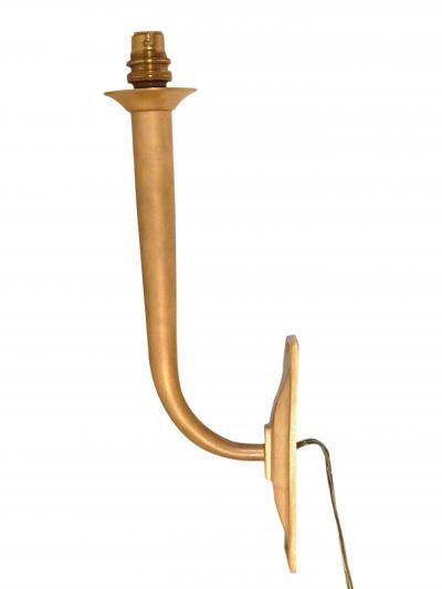 Elegant Gilt Bronze Art Deco Sconces So simple they would work with any decor 