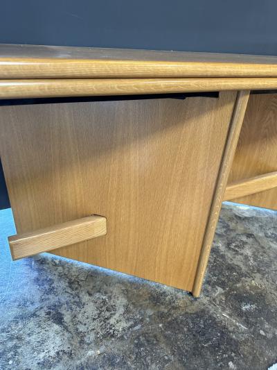 Elegant Italian Mid Century Adjustable Console Table 1970s