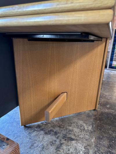 Elegant Italian Mid Century Adjustable Console Table 1970s